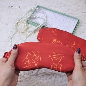 چشمبند طرح حروف ژاپنی