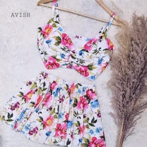 مایو نیمتنه دامن طرح  PETAL