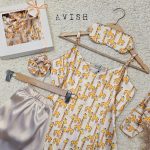 تاپ شلوارک طرح زرافه