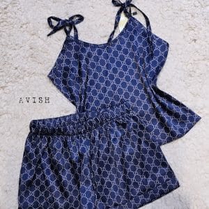 تاپ شلوارک گوچی سورمه ای (کودک)