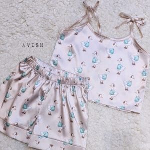 تاپ شلوارک طرح غاز (کودک)